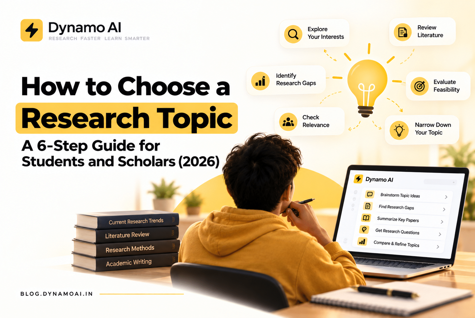 How to Choose a Research Topic: A 6-Step Guide for Students and Scholars (2026)